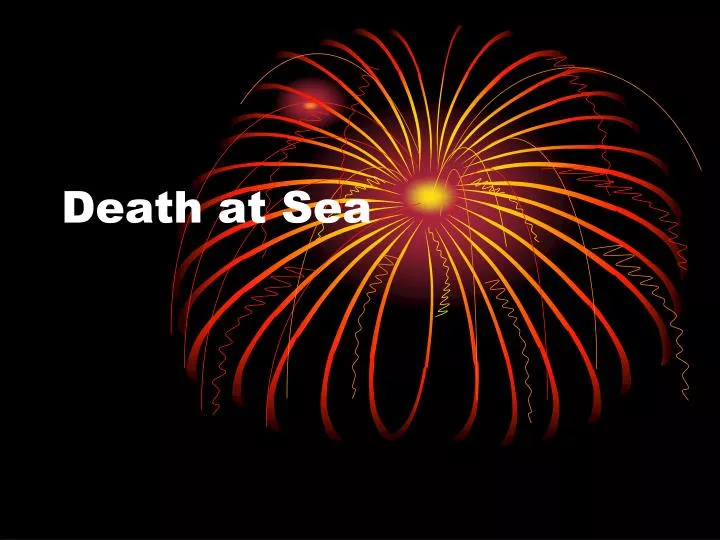 death at sea