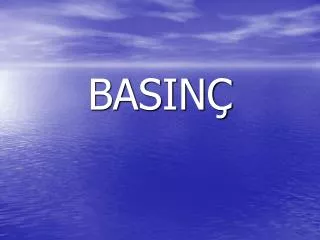 basin