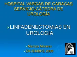 hospital vargas de caracas servicio c tedra de urolog a