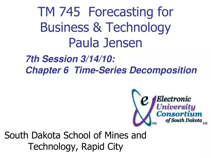 tm 745 forecasting for business technology paula jensen
