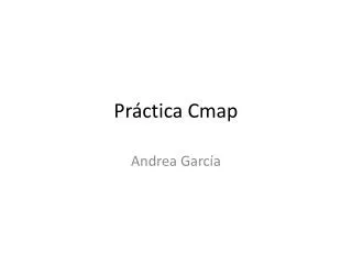 pr ctica cmap
