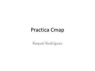 practica cmap