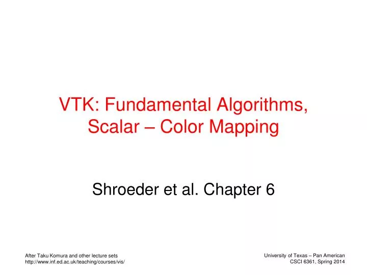 vtk fundamental algorithms scalar color mapping