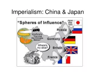 Imperialism: China &amp; Japan