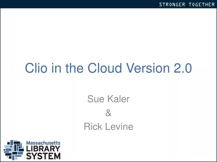 clio in the cloud version 2 0