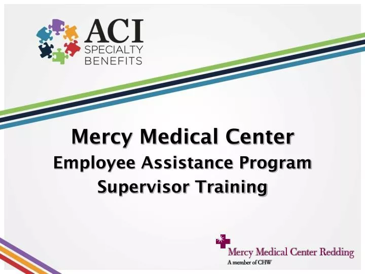 mercy medical center employee assistance program supervisor training