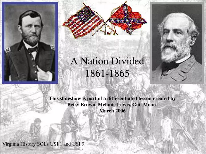 a nation divided 1861 1865