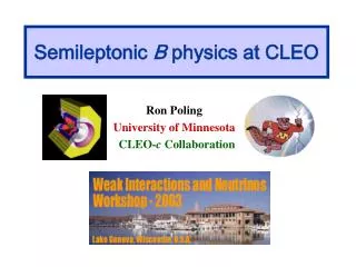 Semileptonic B physics at CLEO