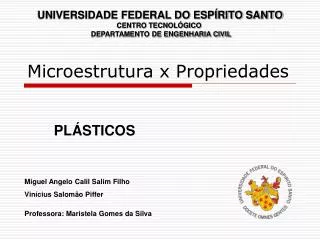 microestrutura x propriedades