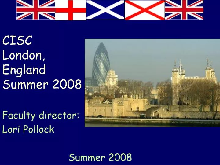 cisc london england summer 2008