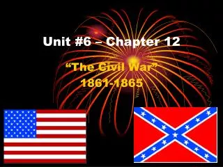 Unit #6 – Chapter 12