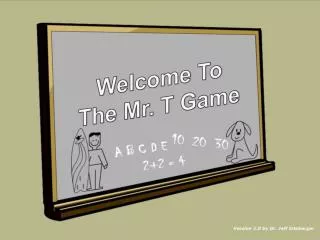 Welcome To The Mr. T Game