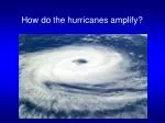 How do the hurricanes amplify? - slide 1
