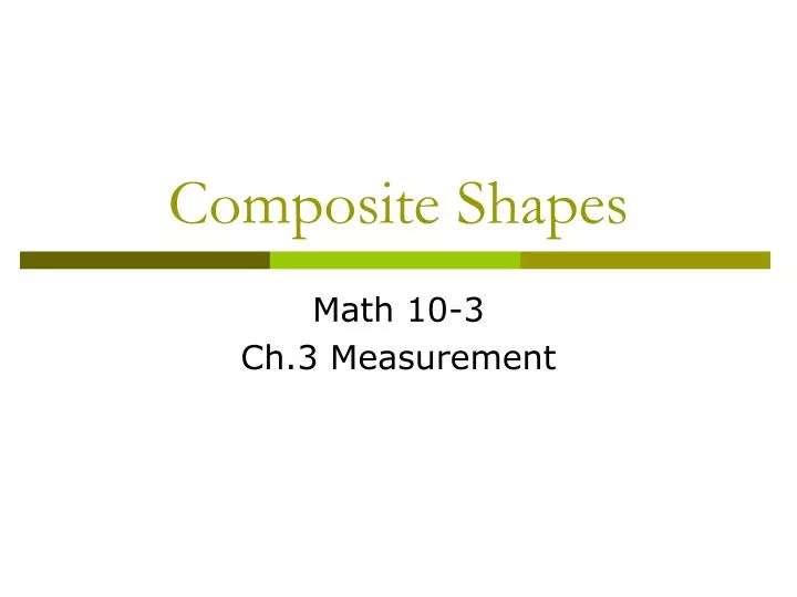 composite shapes