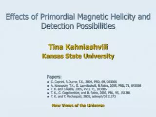 Effects of Primordial Magnetic Helicity and Detection Possibilities