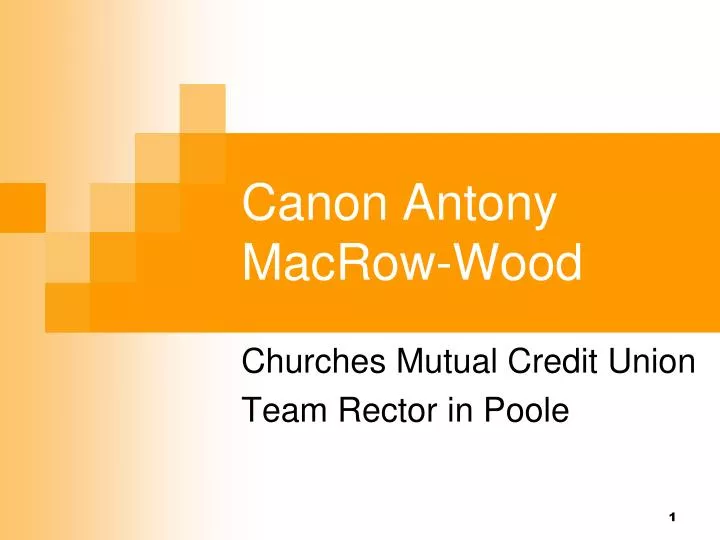 canon antony macrow wood