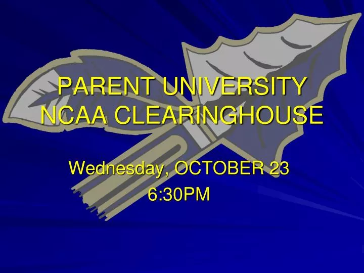 parent university ncaa clearinghouse