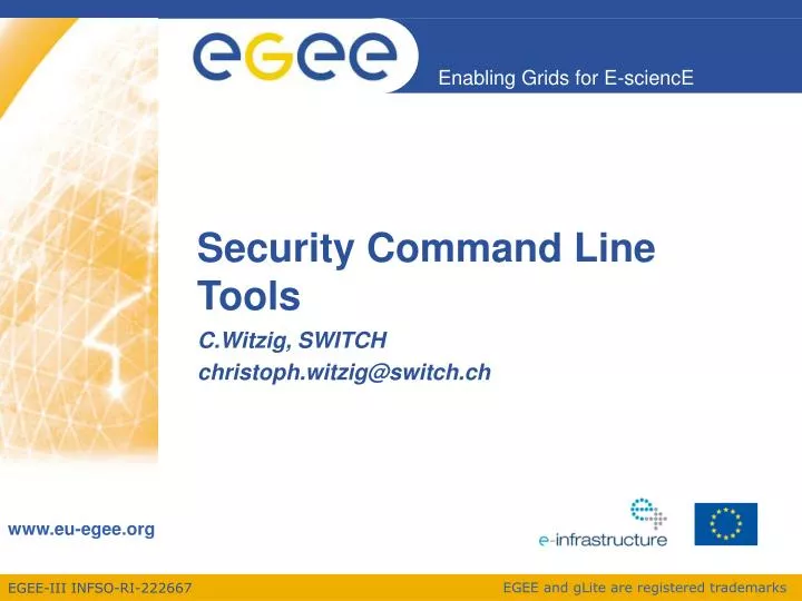 security command line tools