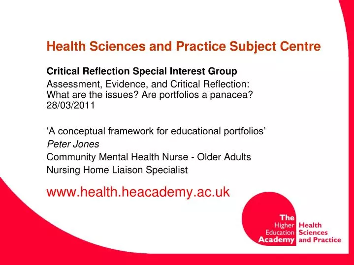 health sciences and practice subject centre