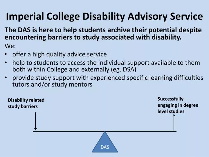 imperial college disability advisory service