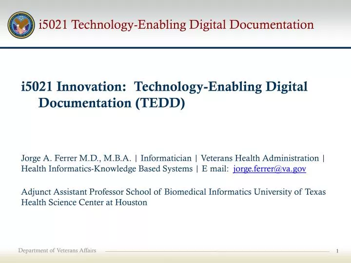 i5021 technology enabling digital documentation