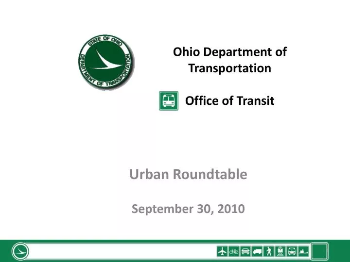 ohio department of transportation office of transit