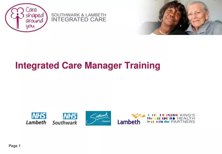 integrated care manager training
