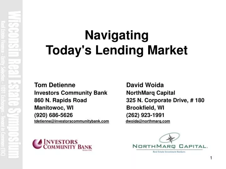 navigating today s lending market
