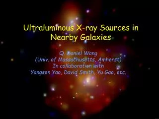 Ultraluminous X-ray Sources in Nearby Galaxies