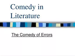 Comedy in Literature