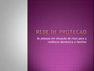 rede de prote o