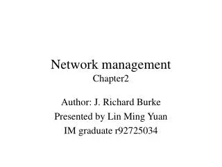 Network management Chapter2