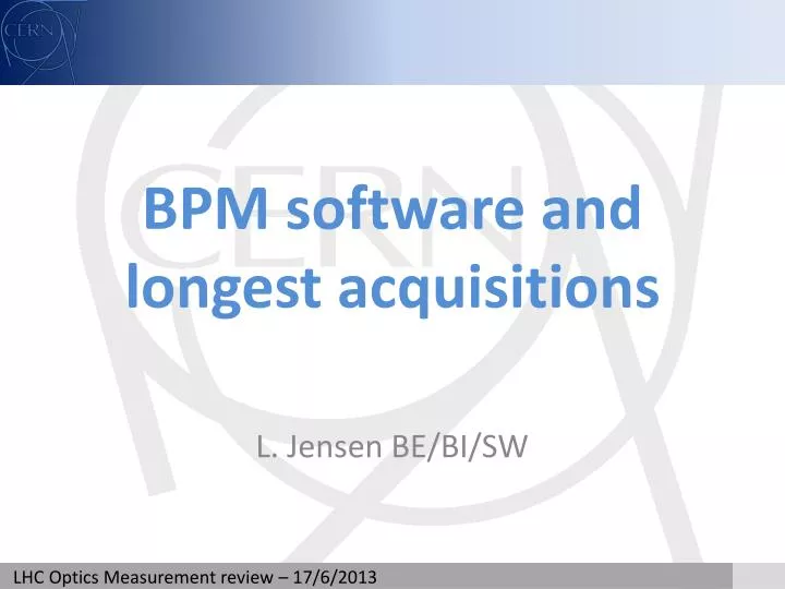 bpm software and longest acquisitions