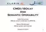 Enhancing Metadata Interoperability for Historical Document Analysis - slide 1