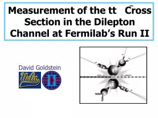 Measurement of the tt Cross Section in the Dilepton Channel at Fermilab’s Run II