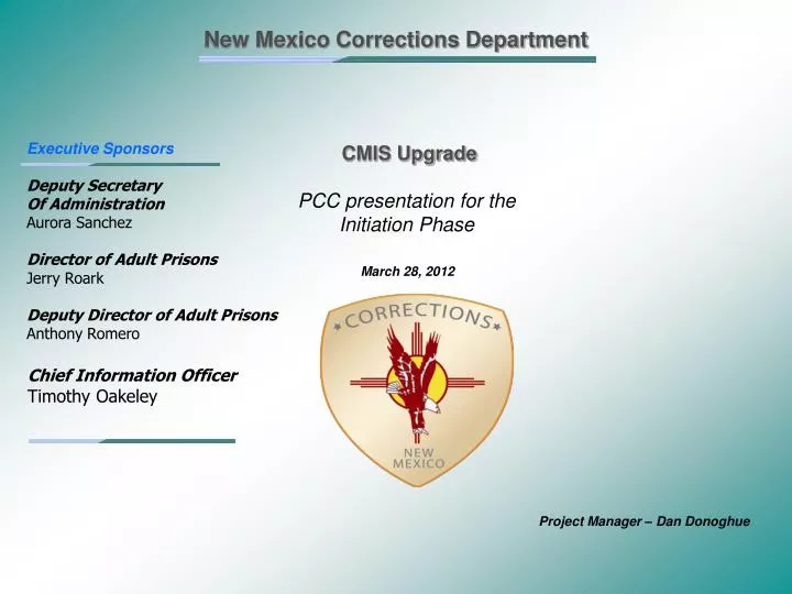 new mexico corrections department