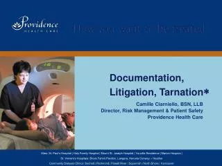 Documentation, Litigation, Tarnation 