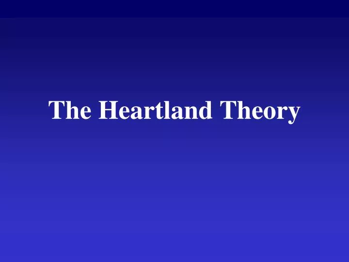 the heartland theory