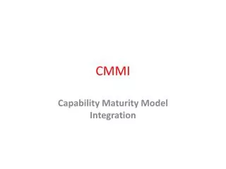 CMMI