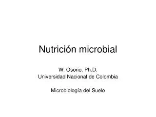 nutrici n microbial
