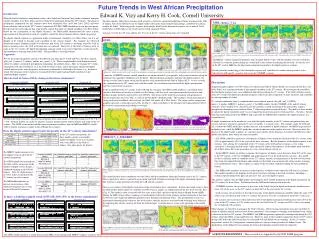Future Trends in West African Precipitation