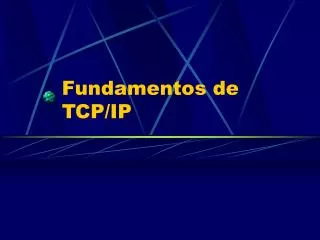 fundamentos de tcp ip