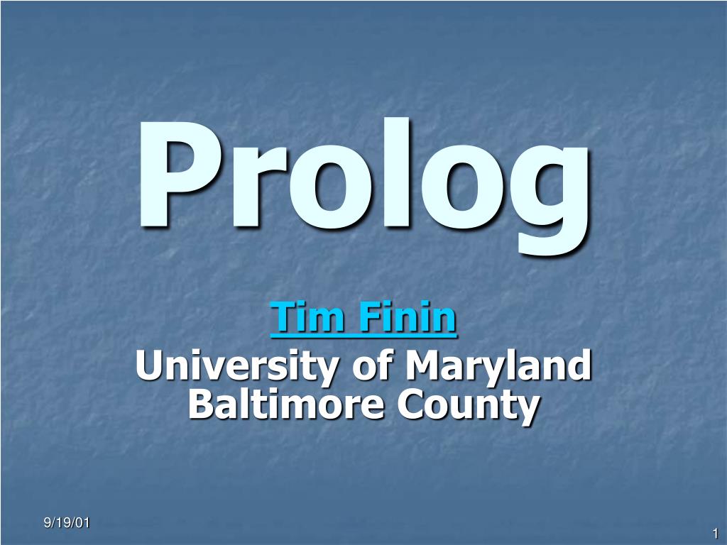 PPT - Prolog PowerPoint Presentation, free download - ID:3990797