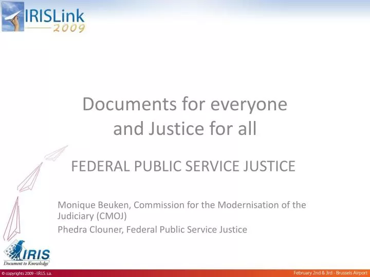 documents for everyone and justice for all