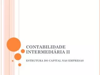 contabilidade intermedi ria ii