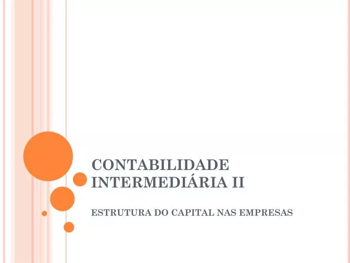 contabilidade intermedi ria ii