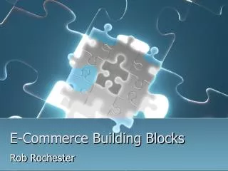 E-Commerce Building Blocks