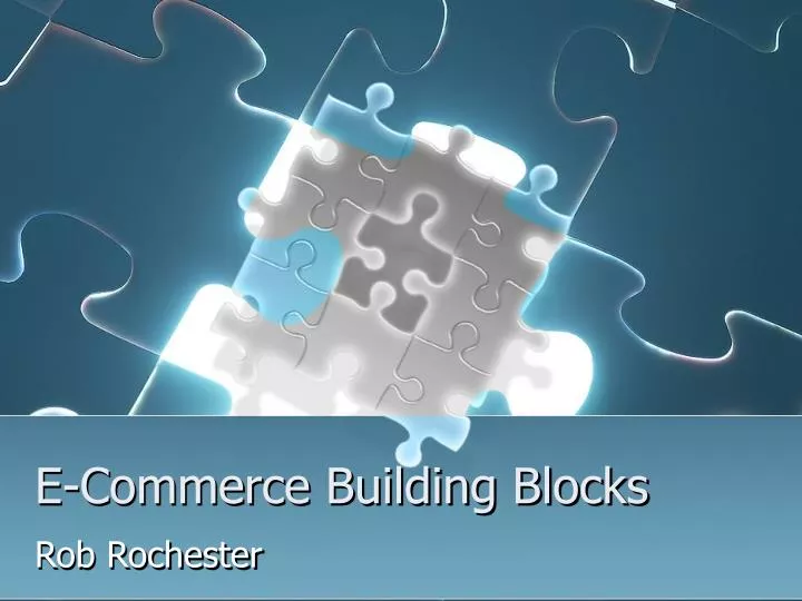 e commerce building blocks