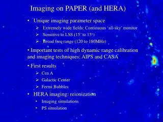 Unique imaging parameter space Extremely wide fields: Continuous ‘all-sky’ monitor
