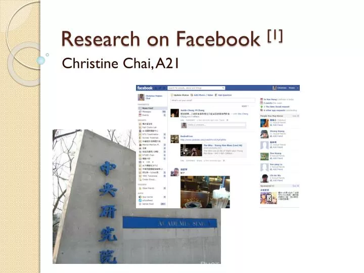 research on facebook 1